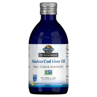 Garden of Life - Dr. Formulated Alaskan Cod Liver Oil, Lemon, Płyn, 400 ml