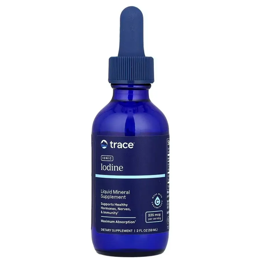 Trace Minerals - Ionic Iodine 225mcg, Liquid, 59 ml