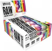 Warrior - Raw Protein Flapjack, Rainbow Cake, 12 bars
