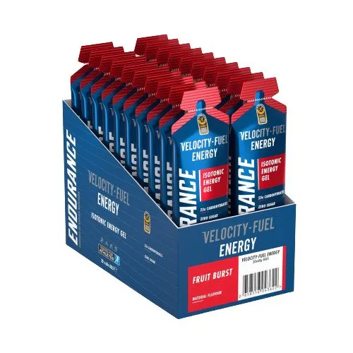 Applied Nutrition - Żel Energetyczny, Endurance Energy Isotonic Energy Gel, Fruit Burst, 20 x 60g