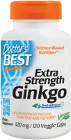 Doctor's Best - Gingko Biloba, Extra Power, Ginkgo Biloba, 120mg, 120 vkaps