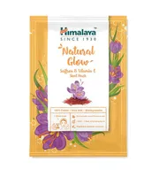 Himalaya - Natural Glow Saffron & Vitamin C Sheet Mask, 30 ml