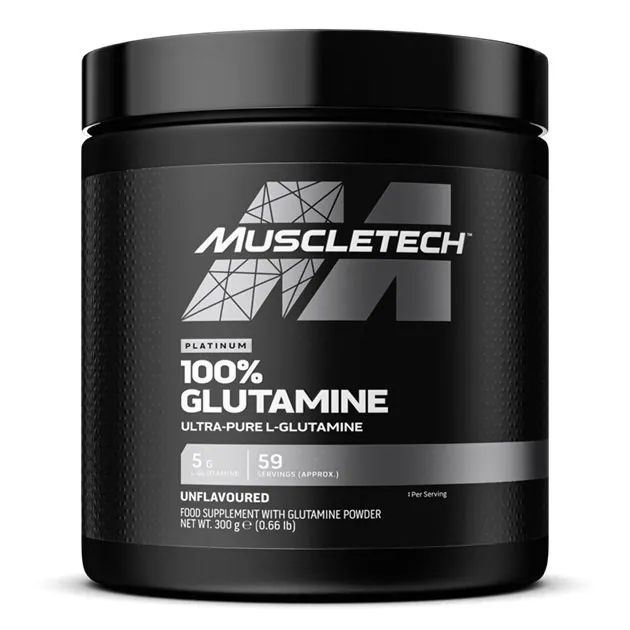 MuscleTech - Platinum 100% Glutamina, Proszek 300g 