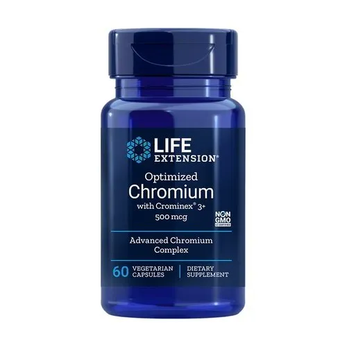 Life extension - Chrom z Crominex 3+, 500µg, 60 vkaps 