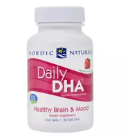 Nordic Naturals - Daily DHA, Strawberry Flavor, 30 Softgeles
