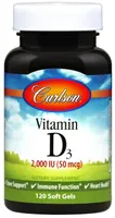 Carlson Labs - Vitamin D3 2000 IU, 120 Softgeles