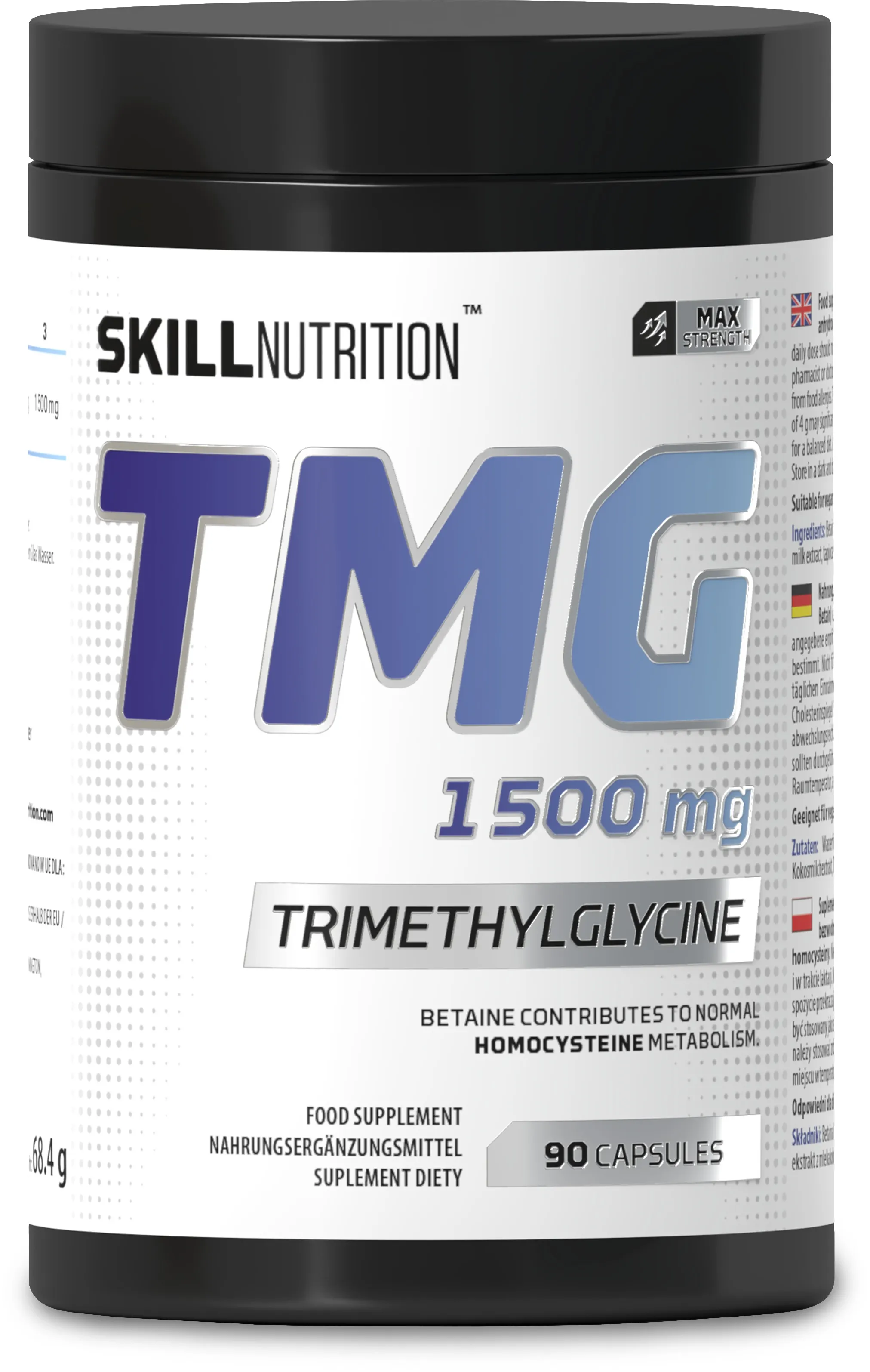 Skill Nutrition - TMG, 1500mg, 90 vkaps