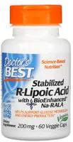 Doctor's Best - R-Lipoic Acid + BioEnhanced Na-RALA, 200mg, 60 vkaps