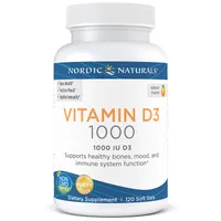 Nordic Naturals - Vitamin D3, 1000 IU, 120 Softgeles
