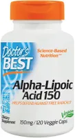 Doctor's Best - Alpha Lipoic Acid, 150mg, 120 vkaps