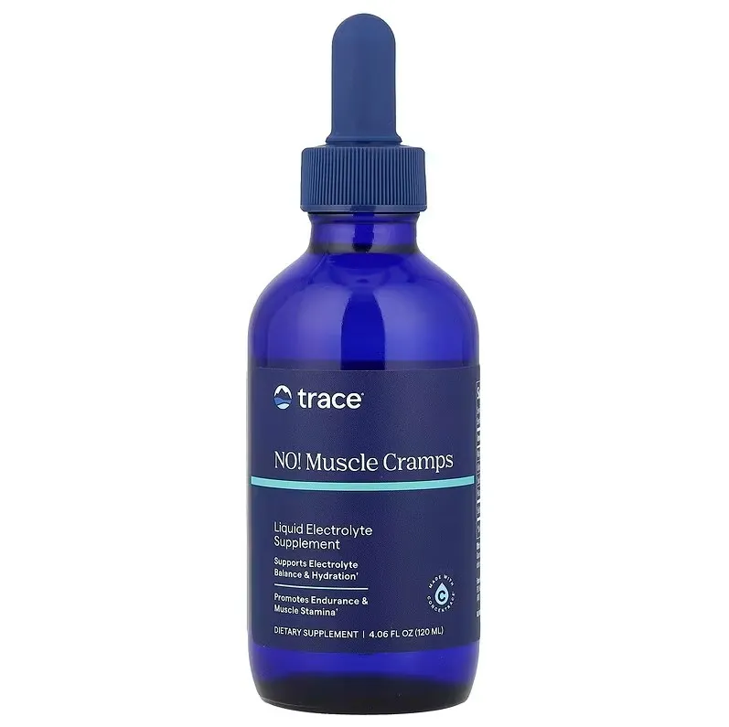 Trace Minerals - No! Muscle Cramps, Płyn, 120 ml