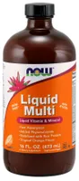 ﻿NOW Foods - Liquid Multi, Multiwitaminy, Dzikie Jagody, Płyn, 473 ml