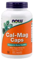 NOW Foods - Cal-Mag Caps, Bones Health, 240 Capsules