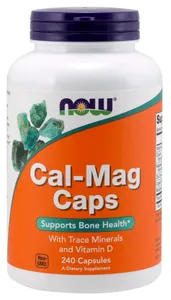 NOW Foods - Cal-Mag Caps, Zdrowe Kości, 240 kapsułek