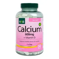 Holland & Barrett - Calcium, 600mg, with Vitamin D, 240 Tablets