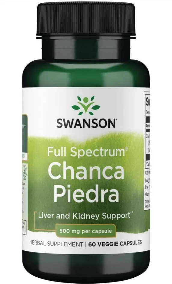  Full Spectrum Chanca Piedra, 500mg - 60 vcaps (EAN 087614112299)