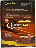 Quest Nutrition - Quest Bar, Baton Proteinowy, Rocky Road, 12 Batonów x 60g