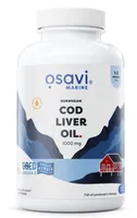 Norwegian Cod Liver Oil Softgels, 1000mg (Lemon) - 180 softgels