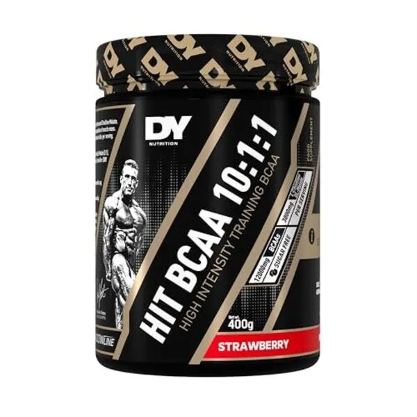 Dorian Yates - HIT BCAA 10:1:1, Strawberry, Proszek, 400g