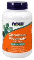 NOW Foods - Chromium Picolinate, Chromium Picolinate, 200mcg, 250 Capsules