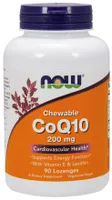 NOW Foods - Coenzyme Q10, Lecithin, Vitamin E, 200mg, 90 lozenges
