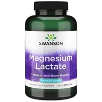 Swanson - Magnesium Lactate, 84 mg, 120 capsules