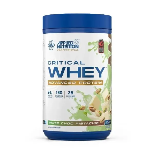 Applied Nutrition - Odżywka Białkowa, Critical Whey, White Choc Pistachio, Proszek, 825g