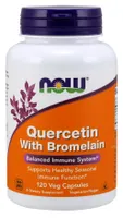 NOW Foods - Quercetin with Bromelain, 120 Vegetarian Softgels