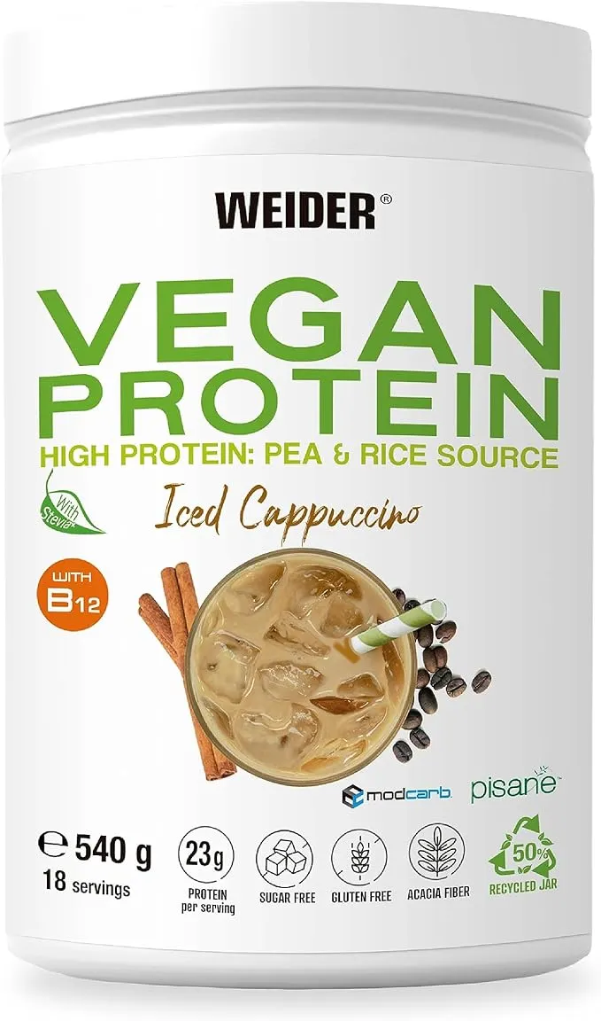 Weider - Odżywka Białkowa, Mrożone Cappuccino, Proszek 540g
