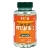 Holland & Barrett - Slow Release Vitamin C, 1000mg, 120 tabletek wegańskich