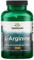 Swanson - L-Arginine, 500mg, 200 capsules