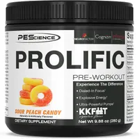PEScience - Prolific, Sour Peach Candy, Proszek, 280g