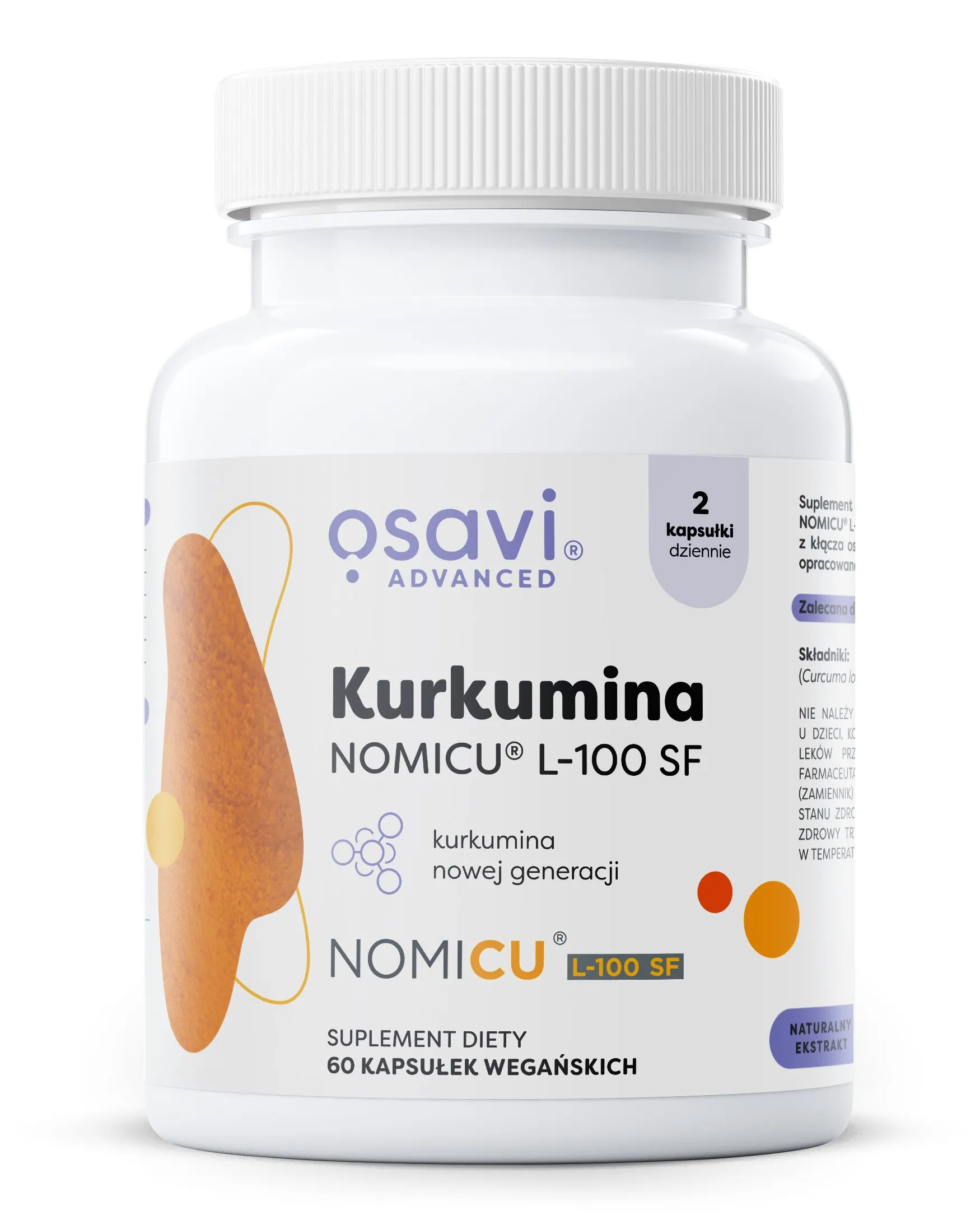 Osavi - Kurkumina NOMICU L-100 SF, 60 vkaps
