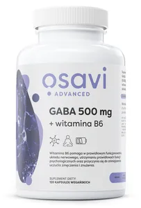 Osavi - GABA 500mg + Witamina B6, 120 vkaps
