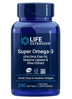 Life Extension - Super Omega-3 EPA/DHA with Sesame Lignans & Olive Extract, 240 Softgeles