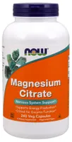 NOW Foods - Magnesium Citrate, Magnesium Citrate, 400mg, 240 vkaps
