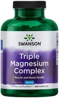 Swanson - Triple Magnesium Complex, 400mg, 300 capsules
