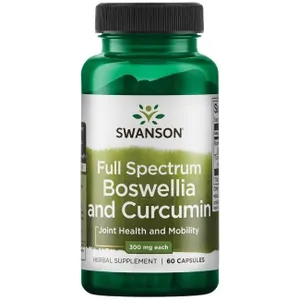 Swanson - Full Spectrum Boswellia and Curcumin, 60 kapsułek