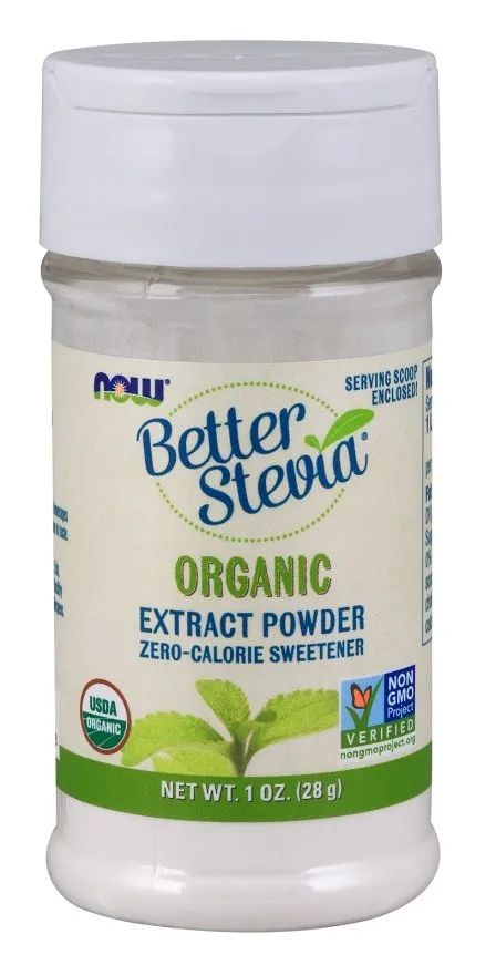 NOW Foods - Better Stevia, Organic, Proszek, 28g