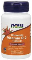 NOW Foods - Vitamin D3, 1000 IU, 180 Gummies