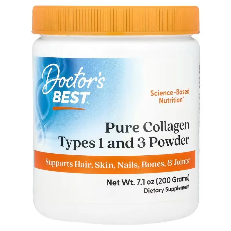 Doctor's Best - Collagen Type 1 & 3, Powder, 200g