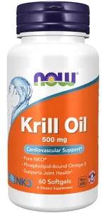 ﻿NOW Foods - Neptune Krill Oil, Olej z Kryla, 500mg, 60 kapsułek miękkich