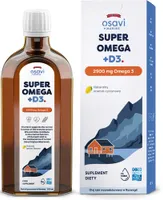 Osavi - Super Omega + D3, 2900mg Omega 3, Lemon, Liquid, 250 ml