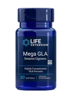 Life Extension - Mega GLA z Lignanami Sezamowymi, 30 kapsułek miękkich 