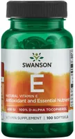 Swanson - Vitamin E, 400 IU, 100 Softgeles