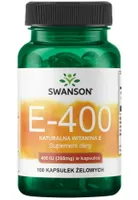 Swanson - Witamina E, 400 IU, 100 kapsułek miękkich