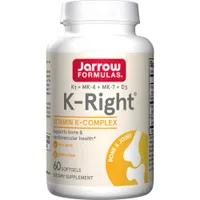 Jarrow Formulas - K-Right, Vitamin K Complex, 60 Softgeles