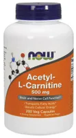 NOW Foods - Acetyl L-Carnitine, 500mg, 200 capsules