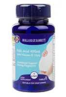 Holland & Barrett - Folic Acid 400mcg with Vitamin D 10mcg, 90 tablets