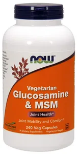 NOW Foods - Glukozamina MSM, Wegetariańska, 240 vkaps